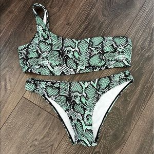 Snake skin bikini